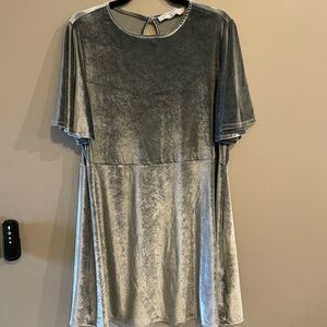Velvet style Gray Primark Dress. Size XL